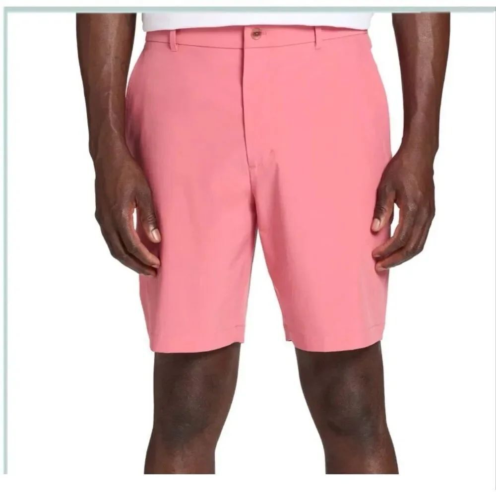 Walter Hagen Men's Perfect 11 Stretch Waistband Golf Shorts Size 40 pink NWT
